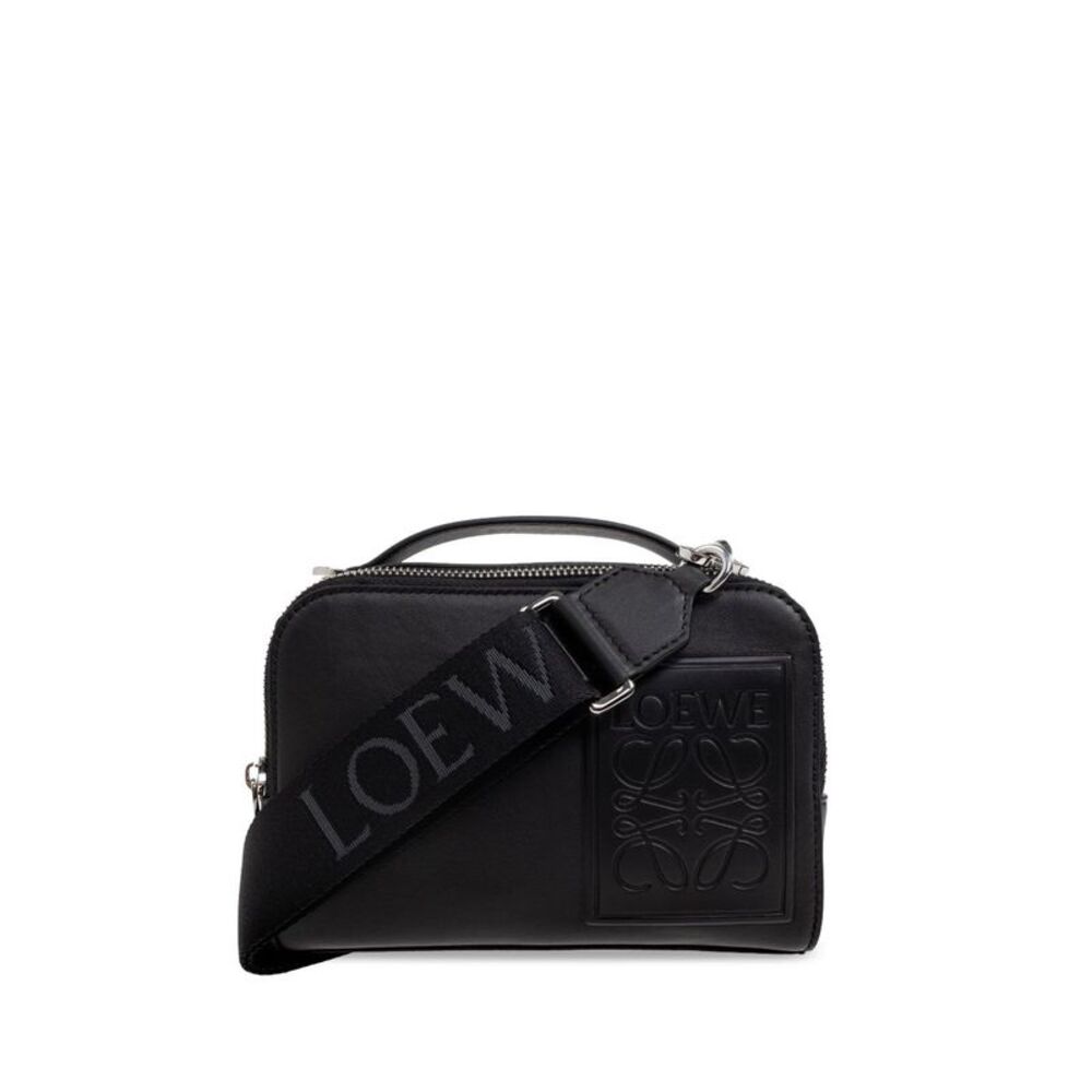 Loewe Men Camera Mini Leather Crossbody Bag